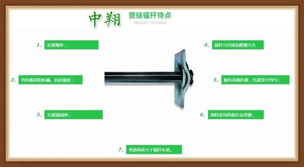 中翔矿山支护旗舰产品推荐——管缝锚杆 锚固产品